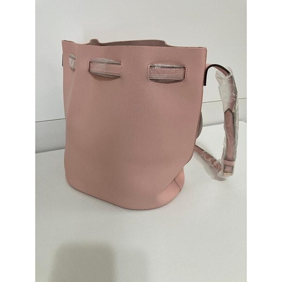 Elizabeth Arden New York Woman's Purse Drawstring Pink Blush Tote Crossbody Bag - Picture 9 of 16